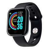 Relógio Inteligente Smart D20 Pró C/ Whatsapp instagram Face Cor Da Caixa Preto Cor Da Pulseira Preto Cor Do Bisel Digital